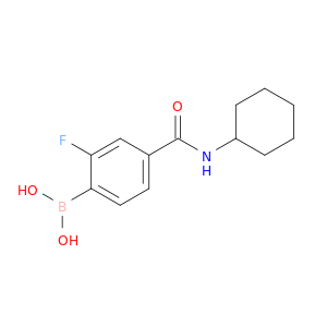 B-[4-[(环己基氨基)羰基]-2-氟苯基]硼酸