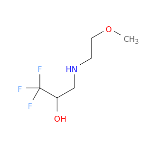 1,1,1-Trifluoro-3-[(2-methoxyethyl)amino]propan-2-ol