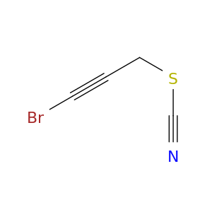 Thiocyanic acid, 3-bromo-2-propynyl ester