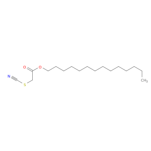 Acetic acid,2-thiocyanato-, tetradecyl ester