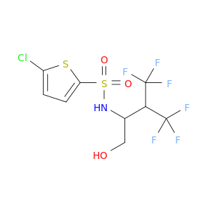 5-氯-N-[(1S)-3,3,3-三氟-1-(羟基甲基)-2-(三氟甲基)丙基]-2-噻吩磺酰胺