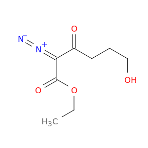 Hexanoic acid, 2-diazo-6-hydroxy-3-oxo-, ethyl ester