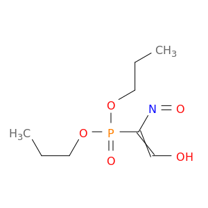 Phosphonic acid, (2-hydroxy-1-nitrosoethenyl)-, dipropyl ester