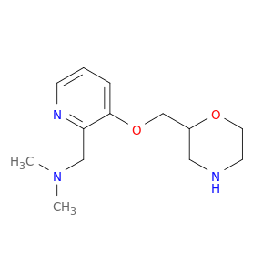 2-PYRIDINEMETHANAMINE, N,N-DIMETHYL-3-(2-MORPHOLINYLMETHOXY)-