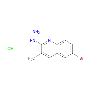 6-Bromo-2-hydrazino-3-methylquinoline Hydrochloride
