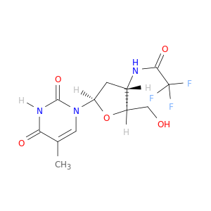 2,2,2-trifluoro-N-[(2S,3S,5R)-2-(hydroxymethyl)-5-(5-methyl-2,4-dioxo-pyrimidin-1-yl)oxolan-3-yl]acetamide