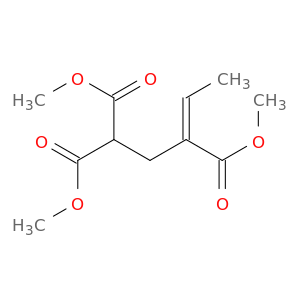 3-Pentene-1,1,3-tricarboxylic acid, trimethyl ester, (E)-