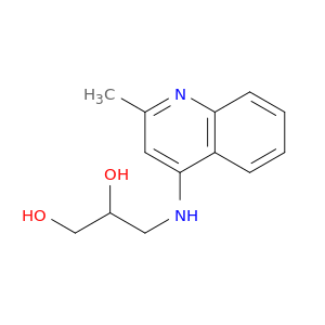 1,2-Propanediol, 3-[(2-methyl-4-quinolinyl)amino]-