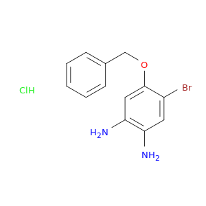 4-(Benzyloxy)-5-bromobenzene-1,2-diamine hydrochloride