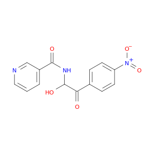 N-(1-HYDROXY-2-(4-NITROPHENYL)-2-OXOETHYL)NICOTINAMIDE