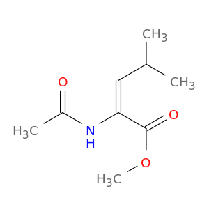 2-Pentenoic acid, 2-(acetylamino)-4-methyl-, methyl ester, (2Z)-