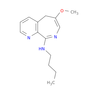 5H-Pyrido[2,3-c]azepin-9-amine, N-butyl-6-methoxy-
