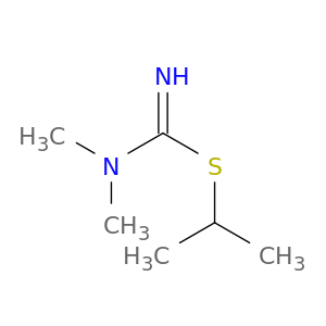 Carbamimidothioic acid, N,N-dimethyl-, 1-methylethyl ester