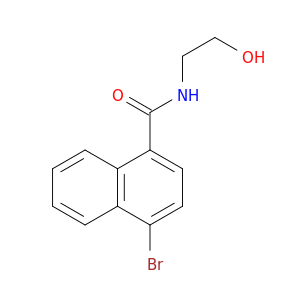 4-Bromo-N-(2-hydroxyethyl)naphthalene-1-carboxamide