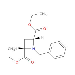 rel-(2R,4S)-1-苄基氮杂环丁烷-2,4-二甲酸二乙酯