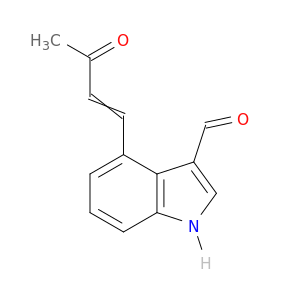 1H-Indole-3-carboxaldehyde, 4-(3-oxo-1-butenyl)-