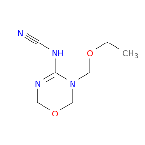 Cyanamide, [3-(ethoxymethyl)-3,6-dihydro-2H-1,3,5-oxadiazin-4-yl]-