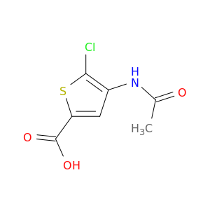 2-Thiophenecarboxylic acid, 4-(acetylamino)-5-chloro-