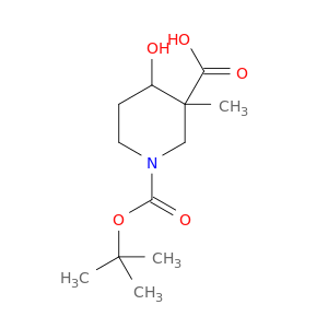 1-(叔-丁氧羰基)-4-羟基-3-甲基哌啶-3-羧酸