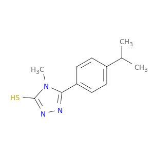 5-(4-异丙基苯基)-4-甲基-4H-1,2,4-噻唑-3-硫醇