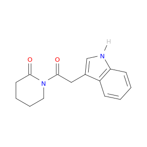 2-Piperidinone, 1-(1H-indol-3-ylacetyl)-