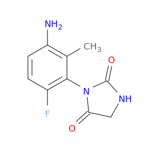 3-(3-amino-6-fluoro-2-methylphenyl)imidazolidine-2,4-dione