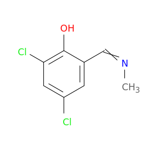 Phenol, 2,4-dichloro-6-[(methylimino)methyl]-