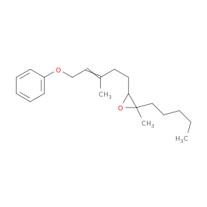 Oxirane, 2-methyl-3-(3-methyl-5-phenoxy-3-pentenyl)-2-pentyl-
