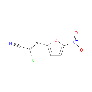 2-Propenenitrile, 2-chloro-3-(5-nitro-2-furanyl)-