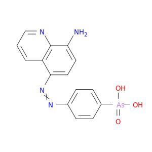 Arsonic acid, [4-[(8-amino-5-quinolinyl)azo]phenyl]-