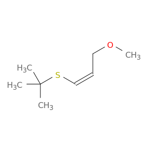 1-Propene, 1-[(1,1-dimethylethyl)thio]-3-methoxy-, (Z)-