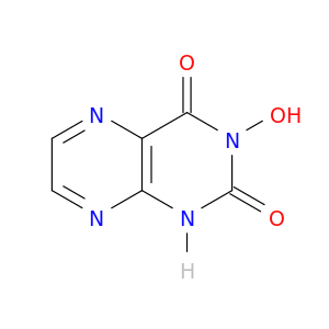 2,4(1H,3H)-Pteridinedione, 3-hydroxy-