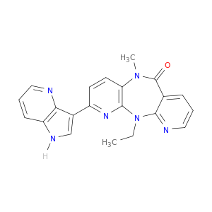 11-ethyl-5-methyl-2-(1h-pyrrolo[3,2-b]pyridin-3-yl)-5,11-dihydro-6h-dipyrido[3,2-b:2',3'-e][1,4]diazepin-6-one