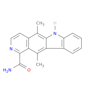 6H-PYRIDO[4,3-B]CARBAZOLE-1-CARBOXAMIDE, 5,11-DIMETHYL-