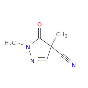 1H-Pyrazole-4-carbonitrile, 4,5-dihydro-1,4-dimethyl-5-oxo-
