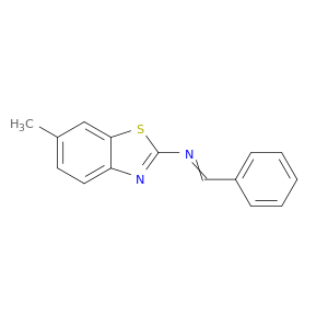 2-Benzothiazolamine, 6-methyl-N-(phenylmethylene)-