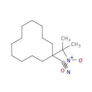 Cyclododecanecarbonitrile, 1-(1-methyl-1-nitroethyl)-