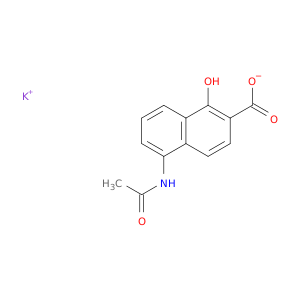 2-萘羧酸,5-(乙酰氨基)-1-羟基-,钾盐(1：1)