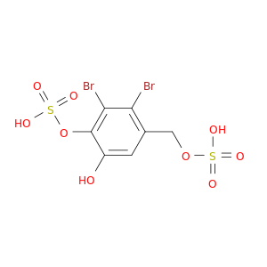 3,4-dibromo-1-hydroxy-2-sulfooxy-5-(sulfooxymethyl)benzene