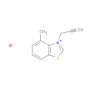 Benzothiazolium, 4-methyl-3-(2-propynyl)-, bromide