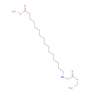 Hexadecanoic acid, 16-[(2-ethoxy-2-oxoethyl)amino]-, methyl ester