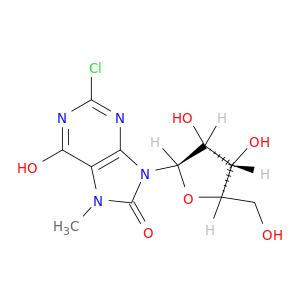 Inosine, 2-chloro-7,8-dihydro-7-methyl-8-oxo-