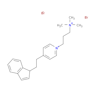 4-[2-(1h-inden-1-yl)ethyl]-1-[3-(trimethylammonio)propyl]pyridinium dibromide
