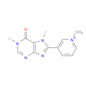Pyridinium, 3-(6,7-dihydro-6-oxo-1H-purin-8-yl)-1-methyl-