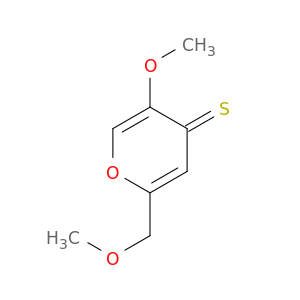 4H-Pyran-4-thione, 5-methoxy-2-(methoxymethyl)-