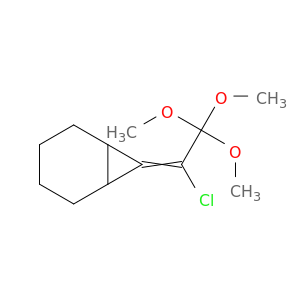Bicyclo[4.1.0]heptane, 7-(1-chloro-2,2,2-trimethoxyethylidene)-