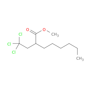 Octanoic acid, 2-(2,2,2-trichloroethyl)-, methyl ester