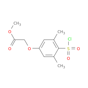 Acetic acid, [4-(chlorosulfonyl)-3,5-dimethylphenoxy]-, methyl ester