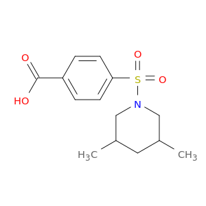 4-((3,5-Dimethylpiperidin-1-yl)sulfonyl)benzoic acid