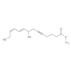 9,11-Tridecadien-5-ynoic acid, 8,13-dihydroxy-, methyl ester, (E,Z)-